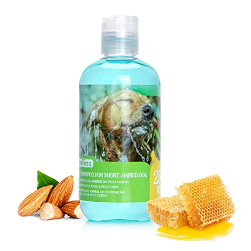 Nobleza Champú para Cachorros Aroma de Almendra y Miel, Champú para Perros de Pelo Corto Hipoalergénico Especial para Bull...