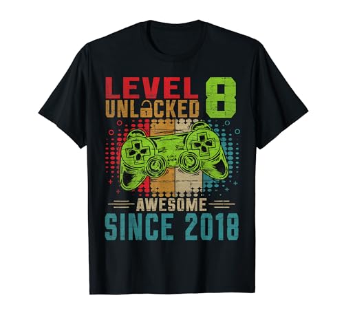 Level 8 Unlocked Birthday 8 Year Old Boy Gifts 8th Birthday T�V���c
