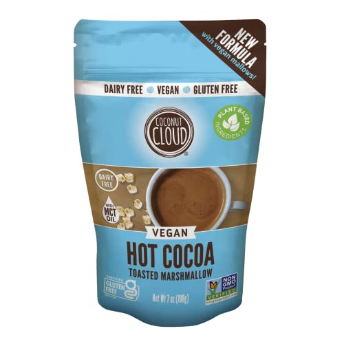 Coconut Cloud: Vegan, Natural, Delicious, Creamy Chocolate | Made in Colorado from Premium Milk Powder (Non-GMO, Gluten Free), Toasted Marshmallow Cocoa, 7 oz