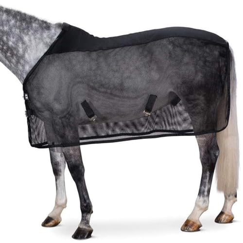Manta de malla para caballos con protección UV y hebillas ajustables 2