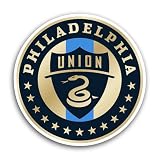 2 (Pieces) 3" and 5" Philadelphia Uni0n Sticker, Waterproof Vinyl Decals for Many Purpose Like Cars, Trucks, Laptops, Phones, Windows and More
