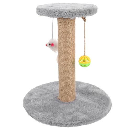 Rascador vertical para gatos FAVOMOTO gris pequeño miniatura 1