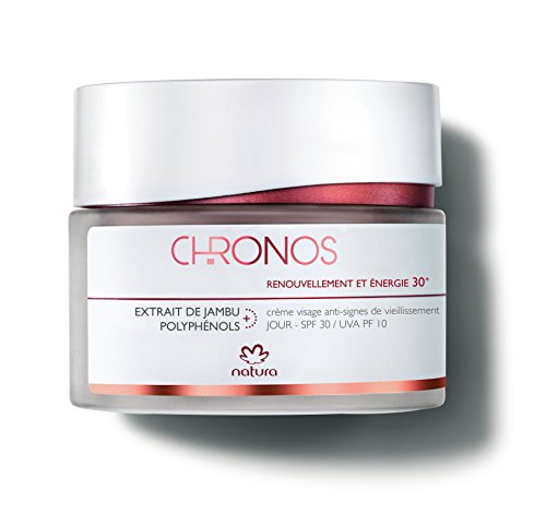 Natura Brasil  Chronos  crema facial anti-signes día SPF 30  renouvellement y energía 30 +  40 ml