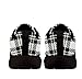 Buffalo Plaid Black White Shoes for Women Men Trail Running Casual Fashion Sneakers Slip-on Tennis Shoes