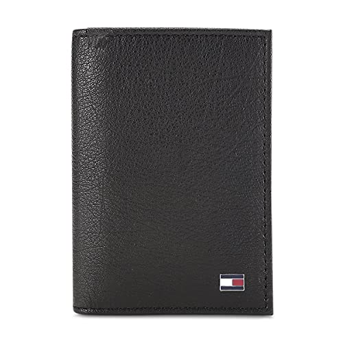 Tommy Hilfiger Men's Leather Wallet, Card Case and Key Fold Combo, Black (TH/STALIN/WALL/CC/KF/01) 5 41B84NMWnDL