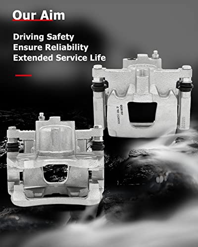 Image of cciyu Rear Left & Right 18B5046 18B5047 Disc Brake Calipers W /Bracket fit For Dodge For Nitro 2007-2011,For Jeep For Liberty 2008-2012,For Jeep For Wrangler 2007-2017,For Jeep For Wrangler JK 2018