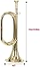 Tzong B Flat Military Cavalry Scouting Trumpet Bugle with Mouthpiece for School Band Cavalry Beginner Military Orchestra
