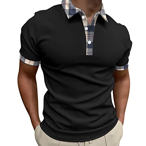 Polo col en V homme coupe ample pour éviter la chaleur de l'été avec style Henley