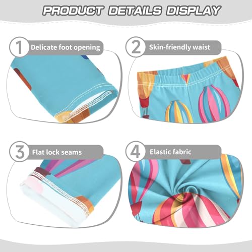 Toddler Girls Leggings Printed Yoga Pants Leggings Hot Air Balloon for Kids3