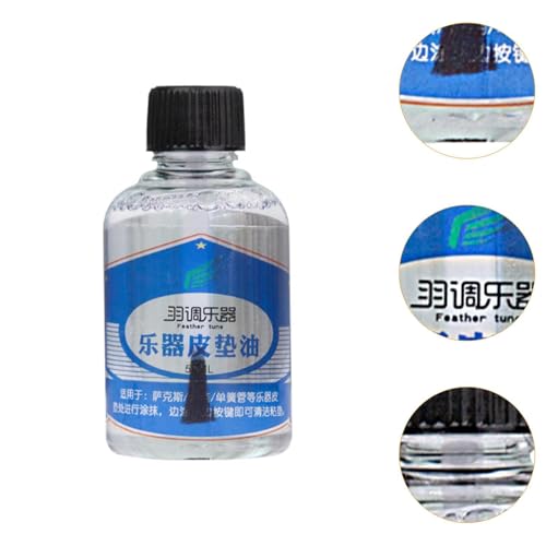 JWQFBC Trumpet Lubricant Oil Saxophone Valves Oil 50ml Maintenance Tool Portable Practical Brass Instruments Piston Oil for Oboe Sax - Thumbnail 2