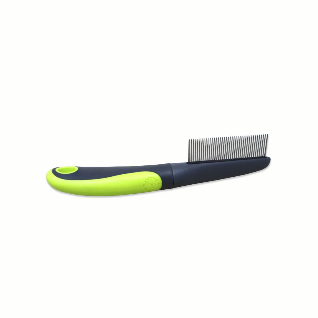 Plushmate Stainless Steel Needles Flea Comb with Soft Grip Handle for Small Large Dogs and Cats - Grooming Comb for Remove Fleas, Mites, Ticks, Dandruff Flakes Stainless Steel Fine Teeth (B0D97HCTPF) Amazon Price History, Amazon Price Tracker