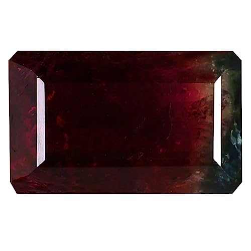 Tourmaline pastèque non chauffée 2.20 ct de forme octogone rare du Mozambique pour haute joaillerie