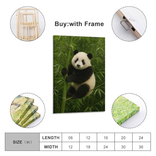 Décoration murale bambou panda pour éveiller la chambre de bébé