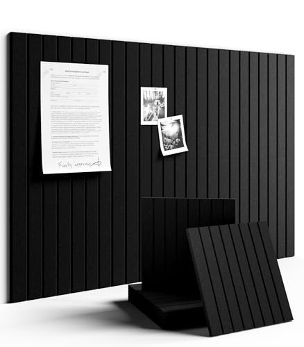 Fluxynara Large Felt Bulletin Board 36" x 24" Cork Board