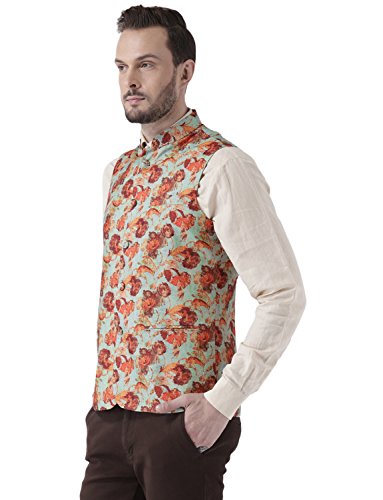 Image of KISAH Men's Art Silk Waist Coat