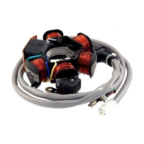  STATORE PIATTELLO SUPPORTO BOBINE SCOOTER PIAGGIO ZIP SFERA QUARTZ TYPHOON 168030 830294