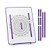 BABYSHEEP Knitting Pattern Holder with 8 Replacement Magnets Knitting Chart Keeper Magnetic Board Cross Stitch Supplies for Crochet 12.3 * 8.9inches (Purple Border)
