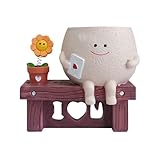 Cadeau créatif : ce joli pot de fleurs en forme de guitare est un excellent cadeau pour la fête des enseignants, Thanksgiving ou la fête des mères, parfait pour les enseignants, les mères et les enfants. Son design unique ajoute une touche de charme à n'i