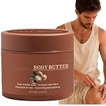 Body Butter with Pheromone Fragrance for Men,Moisturising Cream for Dry Skin,Long-lasting Hydrating Body Lotion,Firming B/ody C/ream for Man,Easy to Use B/ody Moisturiser,Men Moisturising C/ream