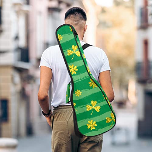 Housse de transport pour ukulélé de la Saint-Patrick avec trèfle doré pour concert ténor soprano 58,4 cm d’épaisseur 10… - Les Beatles, Paul McCartney, John Lennon, RIngo Starr, George Harrison Housse de transport pour ukulélé de la Saint-Patrick avec trèfle doré pour concert ténor soprano 58,4 cm d'épaisseur 10… – Image 6