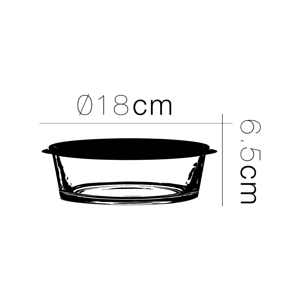 Paquete de 24 Recipientes de Vidrio para Comida con Tapa Hermética, Caja de Almacenamiento Redonda, Apto para lavavajillas, Microondas y congelador - Diámetro 18 x Altura 6.5 cm