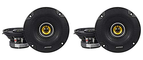 Amazon.co.jp: KICKER (4) 46CSC44 4インチ 300ワット 4オーム 2ウェイ