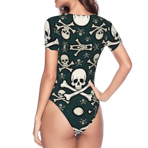 One Piece Swimsuits for All Women, Crewneck Swimdress Monokini Beachwear4
