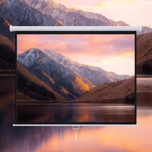 Pantalla Retráctil para Proyector 60 Pulgadas 16:9