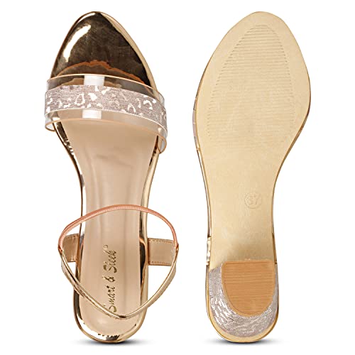Image of Smart & Sleek Transparent Block Heels Sandals for Women & Girls-AB55