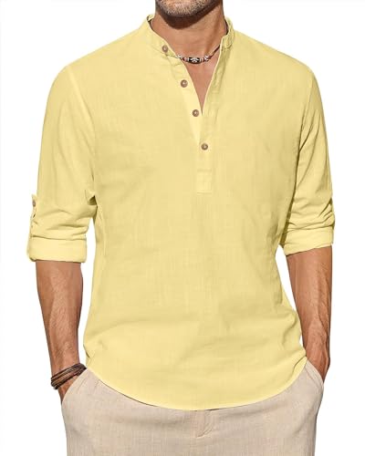 Image of Univibe Men Solid Cotton Blend Straight Kurta Shirt