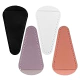 Healifty 4 pezzi Pz Coperture Protettive per Forbici in Pelle PU Custodie Portatili Antinfortunistica per Ufficio Giardinaggio e Cucito Protezione Punte Sicura e Resistente Facili da Usare