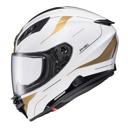 ScorpionEXO R430 White/Gold Helmet