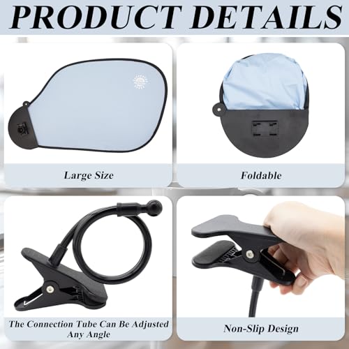 Protector Solar para Laptop con Clip Ajustable, Azul miniatura 3