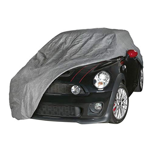 Sealey SCCS 3-Layer All Seasons Car Cover, Small, Grey