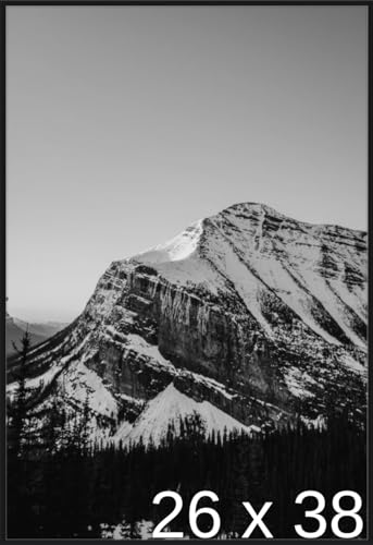 Frame It Easy 26 1/2 x 38 1/2 Satin Black Metal Frame (Ashford) 26.5x38.5 inches