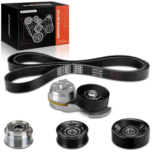 A-Premium Engine Serpentine Belt Drive Kit Compatible with Ford Crown