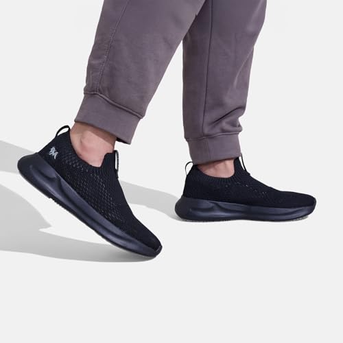 Image of Neeman's Knit Trainers for Men | Breathable & Stretchy Gym Shoes with Cushioned Sole | Supportive, Lightweight & Built for Every Workout