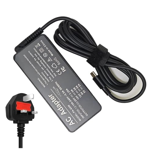 Adaptateur secteur 65W 20V pour PC portable idéal en voyage au Royaume-Uni