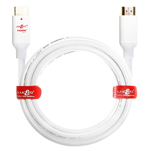 JuicEBitz 4K HDMI Cable, 1m. Premium High Speed HDMI 1.4 4k/30fps, 1080p/120hz/144hz. Ethernet, CEC, ARC. Compatible with TV - Image 2