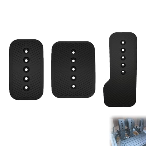 Pedal Cleats Set for Moza SRP/Lite & Fanatec CSL, High-Performance Racing Simulator Foot Treadle Accessories