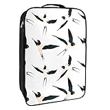 【Vier separate Taschen und eine Verbindung】 3 Taschen innen, darunter 1 Hauptfach für Schuhe, 1 Netztasche für Gegenstände wie Socken, Krawatten usw. und 1 gegenüberliegende Tasche. 1 Tasche hinter dem Schuhetui für Reisepässe oder andere kleine Dinge. Ein herausnehmbares Innenmaterial trennt die Schuhe, um sie vor Kratzern oder Reibung gegen die anderen zu schützen.