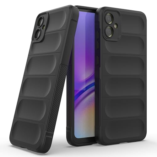 Image of Zapcase Back Case Cover for Samsung Galaxy M05 | Compatible for Samsung Galaxy M05 Back Cover | Liquid Silicon Magic Case with Camera Protection | Black