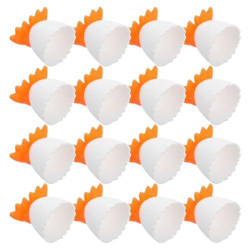 LIFKOME 20 piezas Soportes Individuales para Huevos con Diseño de Porta Huevos de Plástico Divertidos para Desayuno y Presentación Cocina y Restaurante
