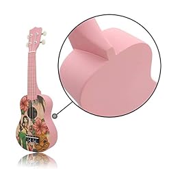 Ukuleles Soprano Ukulele Mahogany Brown Musical Instrument 21 inch Girl Ukulele Ukulele Small Guitar Instrument Guitar - Les Beatles, Paul McCartney, John Lennon, RIngo Starr, George Harrison Ukuleles Soprano Ukulele Mahogany Brown Musical Instrument 21 inch Girl Ukulele Ukulele Small Guitar Instrument Guitar – Image 3