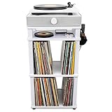 Andover Audio SpinStand Audio Component & Record Rack, White