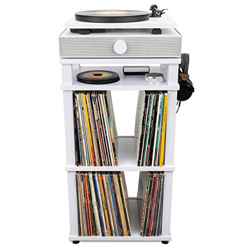 Andover Audio SpinStand Audio Component & Record Rack, White
