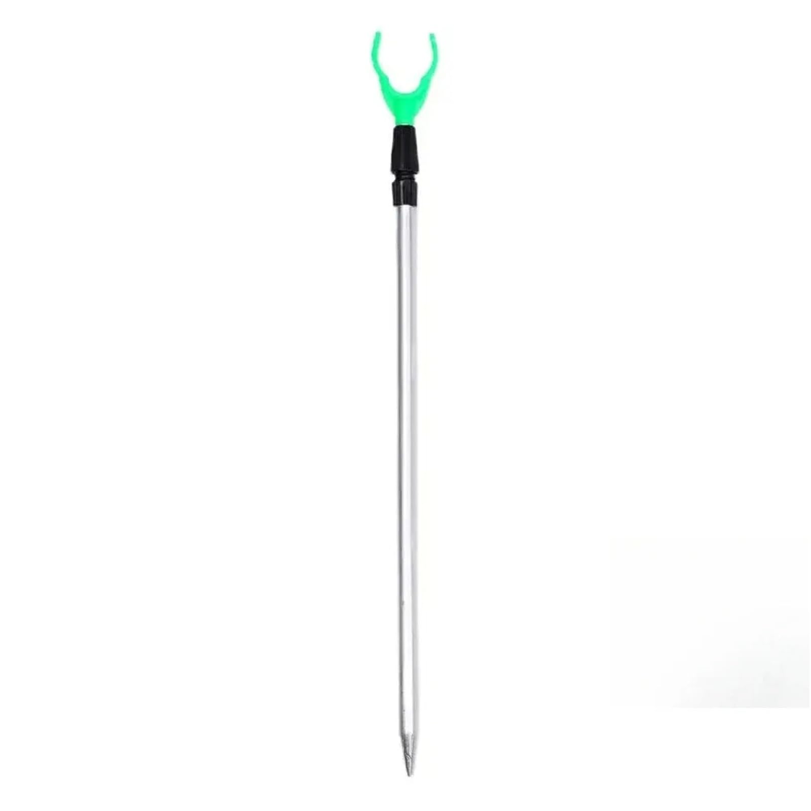 XCTDSVAH Rod Rests Fishing 50/80cm Fishing Bankstick Adjustable Extending Rod Rest Telescopic Stand Holders Bracket Accessories(Green 80 cm)