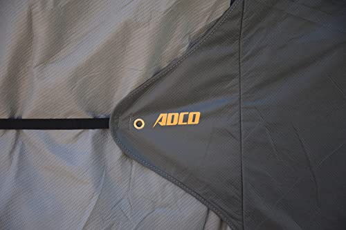 Adco 36858 Designer Series Olefin Hd Fifth Wheel Trailer Cover 40' 1" - 43', Gray/White #TOP3