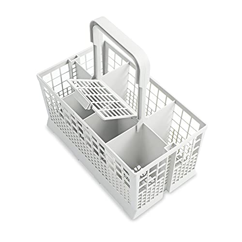 Der Original 2 in 1 universal Besteckkorb für ALLE Spülmaschinen | stabile Steckverbindung | teilbar | variabel platzierbar | 23 * 8,5+4,5 * 13,5cm | hitzebeständiger verstärkter Kunststoff