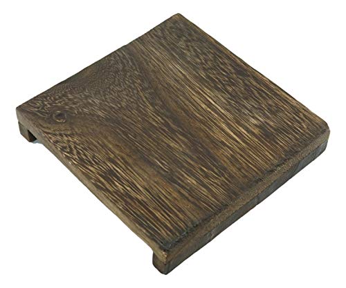 Ebros Gift Japanese Cuisine Tabletop Shichirin Konro Compact Movable Charcoal Grill Bbq Cooking Stove With Stainless Steel Wire Mesh Grill And Wooden Base For Yakitori Hibachi Yakiniku (Gray Black) #TOP7